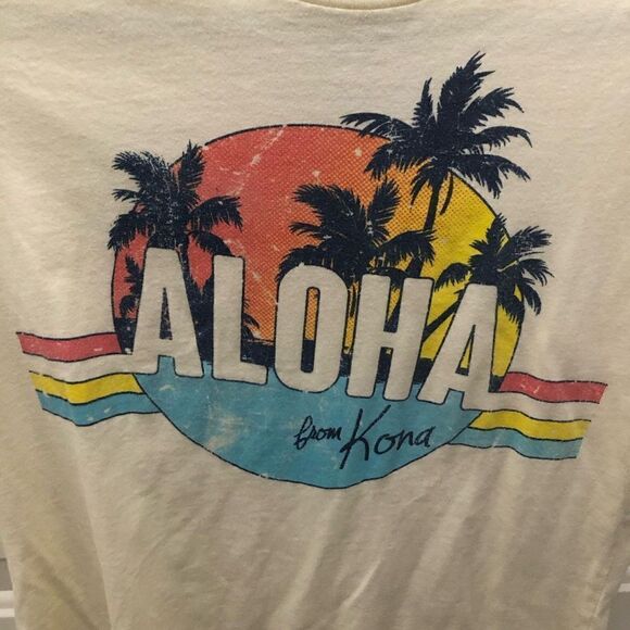 Ohana Tees Size Small (S) Rainbow Aloha from Kona - Picture 3 of 4